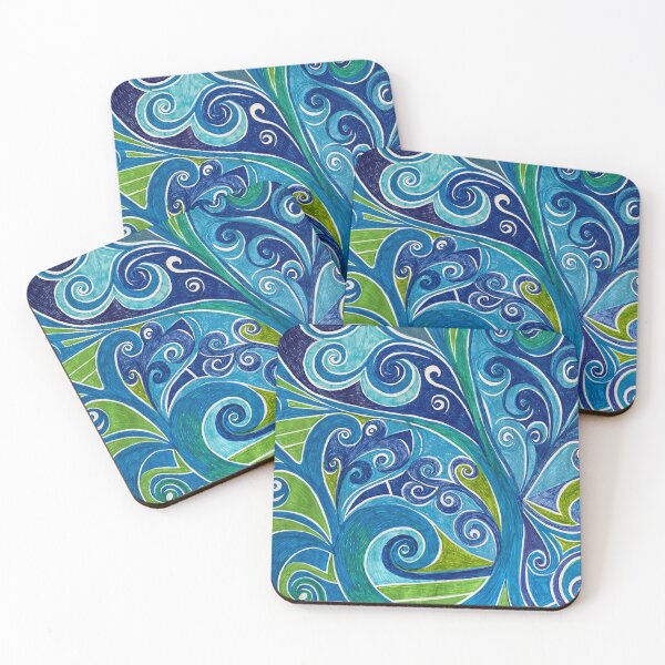 Item preview, Waves of blue. designed and sold by Sharney76.