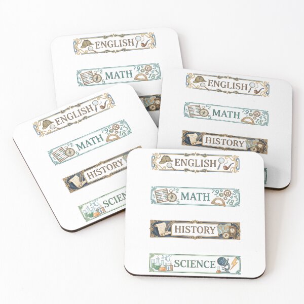 Item preview, Watercolor Sherlock Holmes English Math History Science Labels Shirt designed and sold by Fenay Designs.