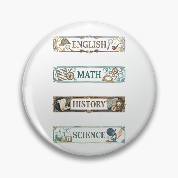 Item preview, Watercolor Sherlock Holmes English Math History Science Labels Shirt designed and sold by Fenay Designs.