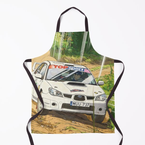 Item preview, Subaru Impreza Rally Car on gravel anime style designed and sold by Rally-Anime.