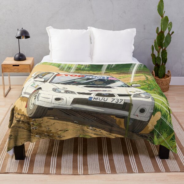 Item preview, Subaru Impreza Rally Car on gravel anime style designed and sold by Rally-Anime.