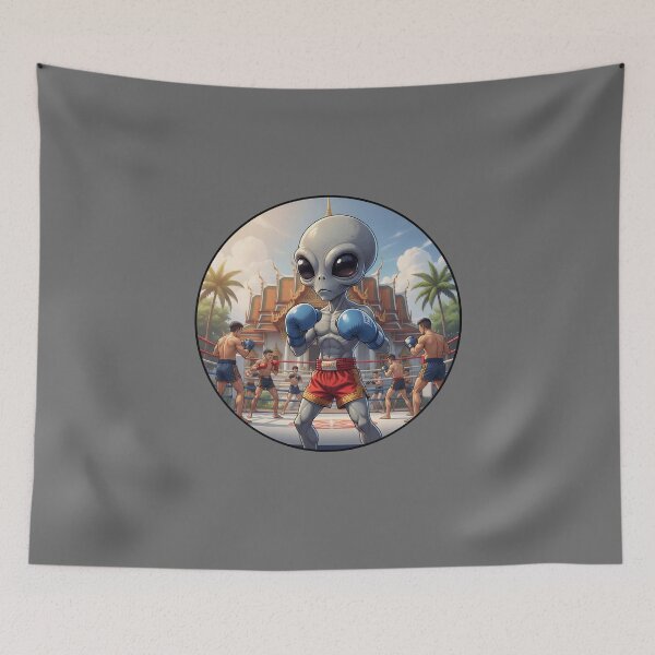 Item preview, Alien Muay Thai Fighter designed and sold by Sunkhung.