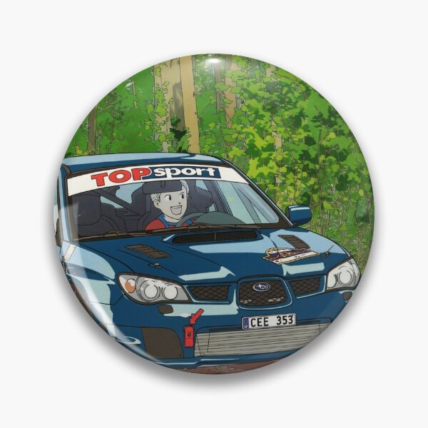 Item preview, Subaru Impreza Rally Car on gravel anime style designed and sold by Rally-Anime.