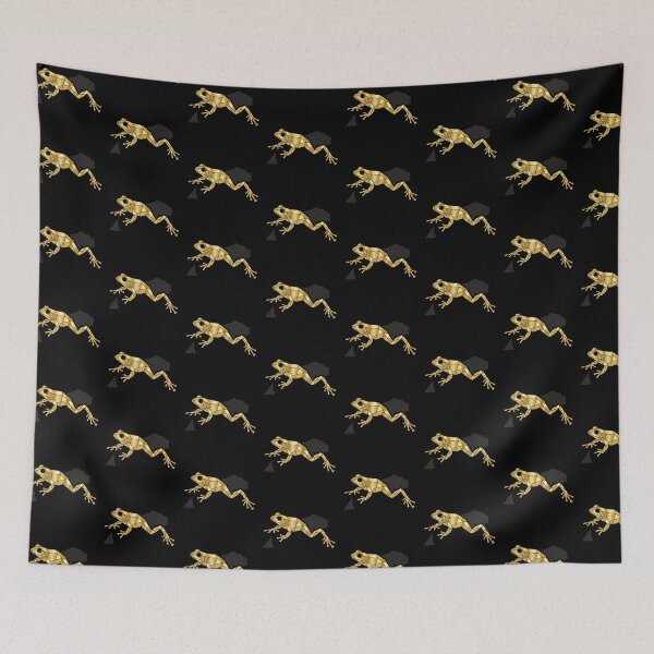 Item preview, Moving Golden Frog – Luxury Sticker for Brilliant Personalities designed and sold by bsbd-action.