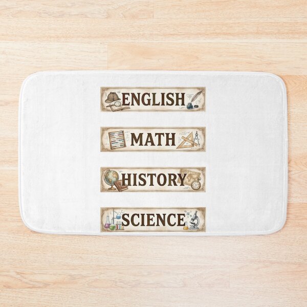 Item preview, Vintage Sherlock Holmes English Math History Science Labels Shirt designed and sold by Fenay Designs.