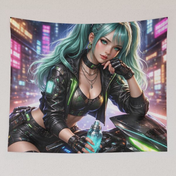 Item preview, Vesper Volt Cyberpunk Character designed and sold by Bai Lesloy.