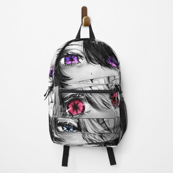 Artikelvorschau, Anime-Augen-Collage – Neon-Glow-Manga-Ästhetik (Blau, Lila, Rot) entworfen und verkauft von Dyan4.