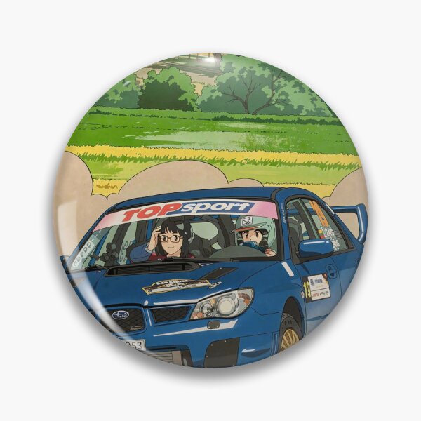 Item preview, Subaru Impreza Rally Car on gravel anime style designed and sold by Rally-Anime.