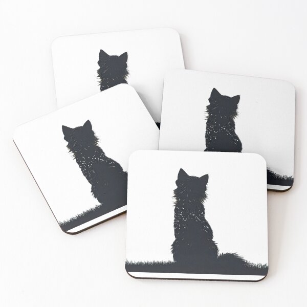Item preview, A Dreamy Cat Whispering to the Stars designed and sold by Lyvlo.