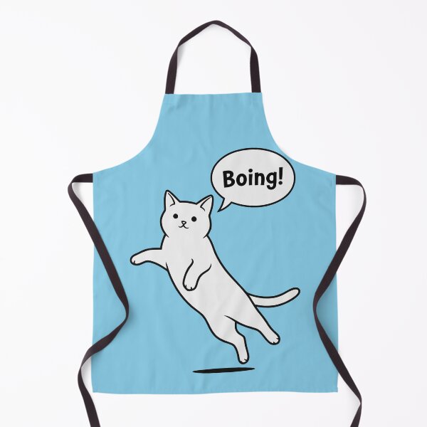 Item preview, Minimalist Jumping White Cat designed and sold by Amir Faysal.