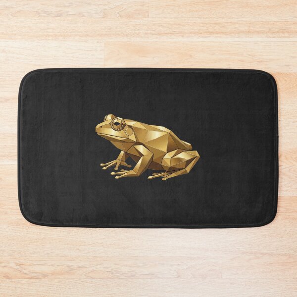 Item preview, Sitting Golden Frog – Geometric Elegance Home Decal designed and sold by bsbd-action.