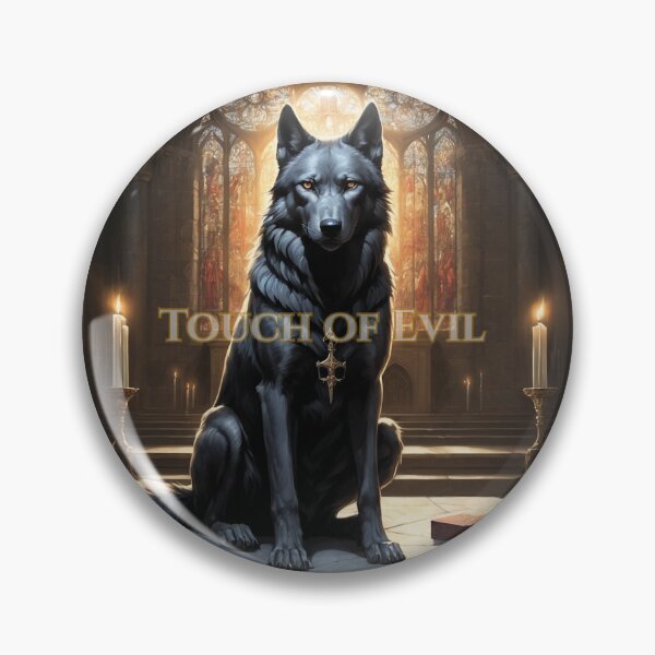 Item preview, Dark Sacred Wolf Touches Cathedral Altar With Evil designed and sold by GeoWhimsy Studio.