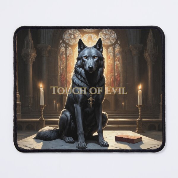Item preview, Dark Sacred Wolf Touches Cathedral Altar With Evil designed and sold by GeoWhimsy Studio.