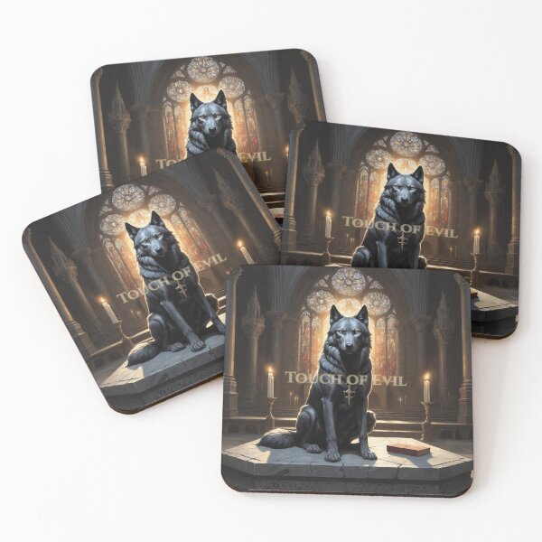 Item preview, Dark Sacred Wolf Touches Cathedral Altar With Evil designed and sold by GeoWhimsy Studio.