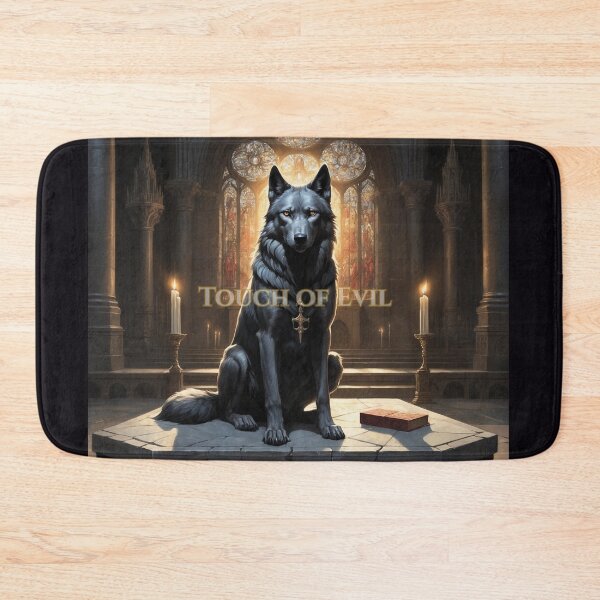 Item preview, Dark Sacred Wolf Touches Cathedral Altar With Evil designed and sold by GeoWhimsy Studio.