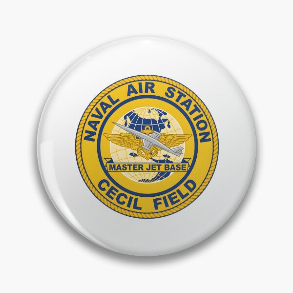 Item preview, Naval Air Station Cecil Field Master Jet Base Emblem designed and sold by CharlieDesings.