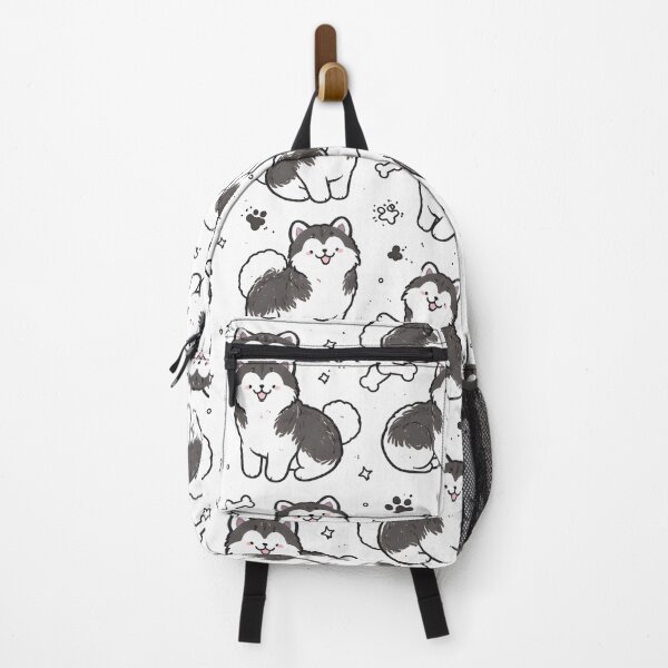Item preview, Kawaii Alaskan Malamute Pattern – Cute Fluffy Dog Design designed and sold by blankTeeShirt.