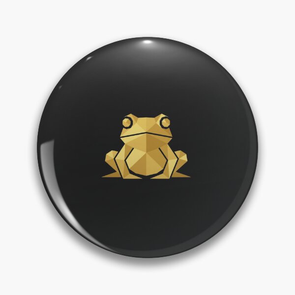 Item preview, Minimalist Golden Frog – Symmetrical Design for Order Lovers designed and sold by bsbd-action.