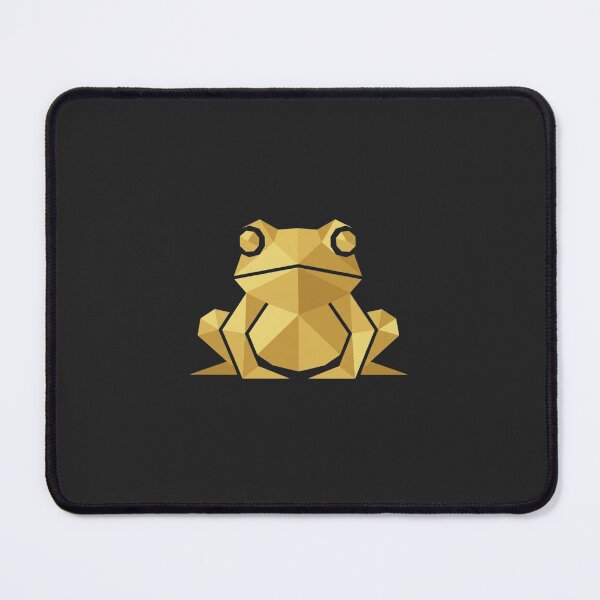 Item preview, Minimalist Golden Frog – Symmetrical Design for Order Lovers designed and sold by bsbd-action.