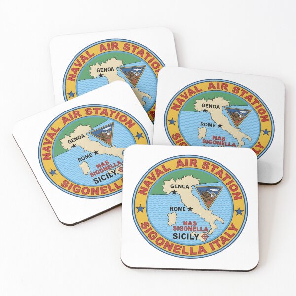 Item preview, Naval Air Station Sigonella Italy Military Emblem designed and sold by CharlieDesings.