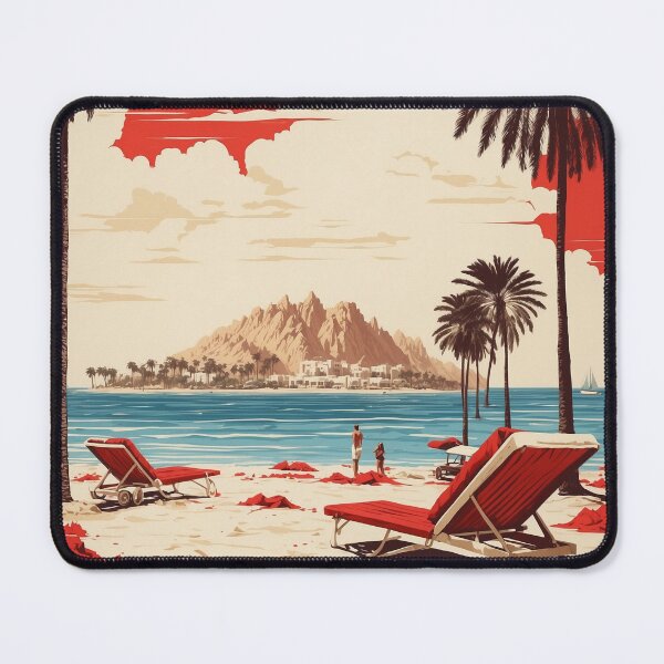 Item preview, Red Sea Egypt Vintage Poster Tourism  designed and sold by TravelersGems.