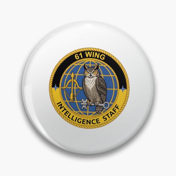 Item preview, 61 Wing Intelligence Staff Military Emblem designed and sold by CharlieDesings.
