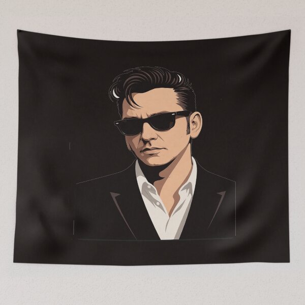Item preview, Micheal bule retro‑portrait male‑portrait designed and sold by  Mudikeys.