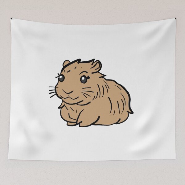Item preview, Capybara Drawing designed and sold by RioCariocaClub.