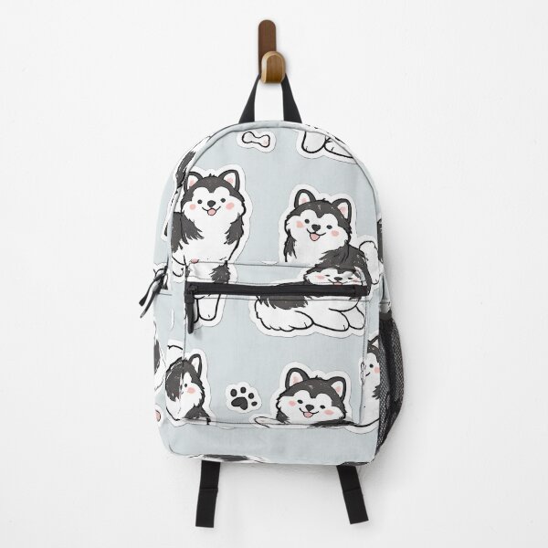 Item preview, Kawaii Alaskan Malamute Sticker Pack – Cute Fluffy Puppy Collection designed and sold by blankTeeShirt.