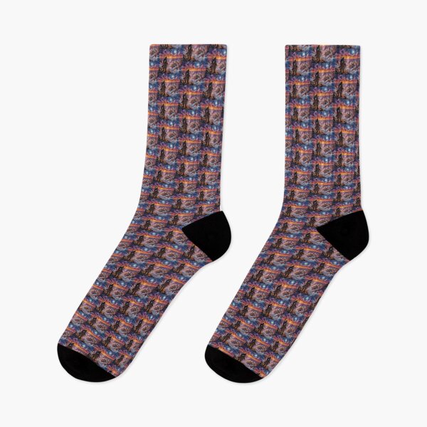 Item preview, Lone Shaman on a windswept cliff overlooking a mystic canyon at dusk designed and sold by FotoworldEdel.