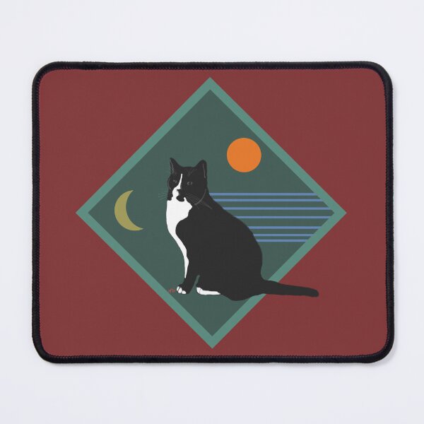 Item preview, Tuxedo Cat with 5 Elements Colour designed and sold by Mimi Huang.