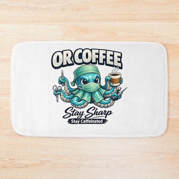 Item preview, Octopus Surgeon Coffee Stay Sharp Stay Caffeinated Medical Coffee Lover Gift designed and sold by ClinicalHubs.