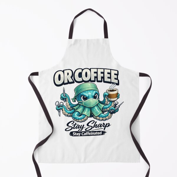 Item preview, Octopus Surgeon Coffee Stay Sharp Stay Caffeinated Medical Coffee Lover Gift designed and sold by ClinicalHubs.