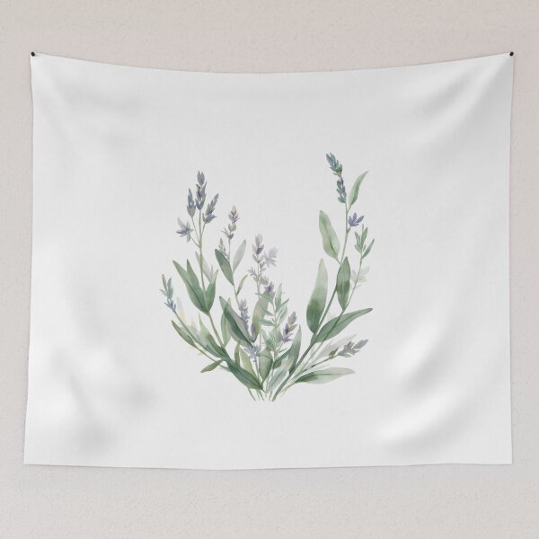 Item preview, Blue forget-me-not flowers watercolor designed and sold by uunaa.