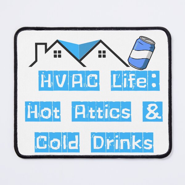 Item preview, HVAC Life Hot Attics Cold Drinks Funny Technician Graphic | HVAC Tech Humor Shirt | Heating Cooling Worker Gift designed and sold by Anasalseady.