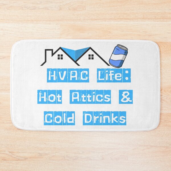 Item preview, HVAC Life Hot Attics Cold Drinks Funny Technician Graphic | HVAC Tech Humor Shirt | Heating Cooling Worker Gift designed and sold by Anasalseady.
