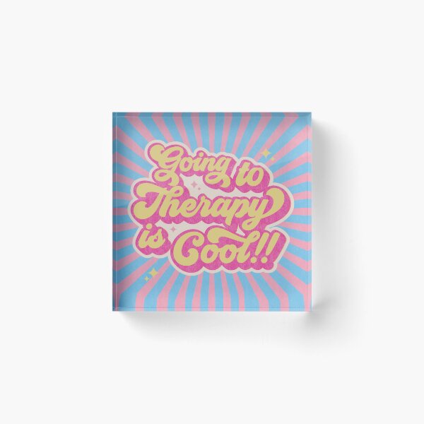 Item preview, Therapy is cool designed and sold by Emily Chubb.