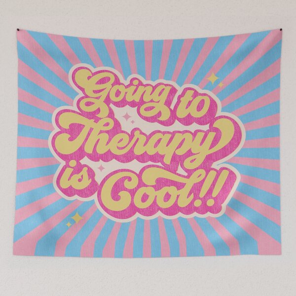 Item preview, Therapy is cool designed and sold by Emily Chubb.
