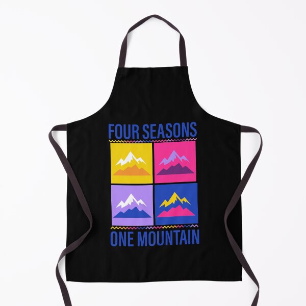 Item preview, Four Seasons One Mountain — Pop Art Color Block Outdoor Grid Nature Hiker designed and sold by Mdozet.