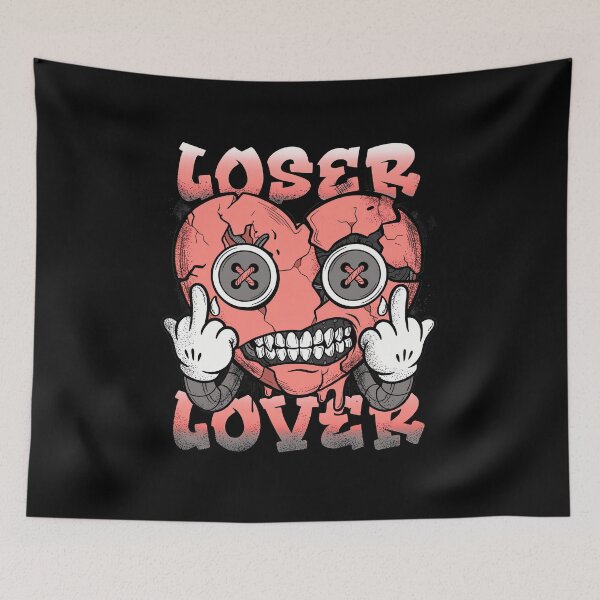 Item preview, Loser Love Broken Heart designed and sold by ThePrintPig.