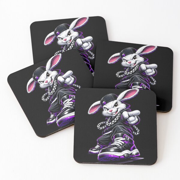 Item preview, Hip Hop Easter Rabbit Graffiti Streetwear  designed and sold by Geralthewhite.