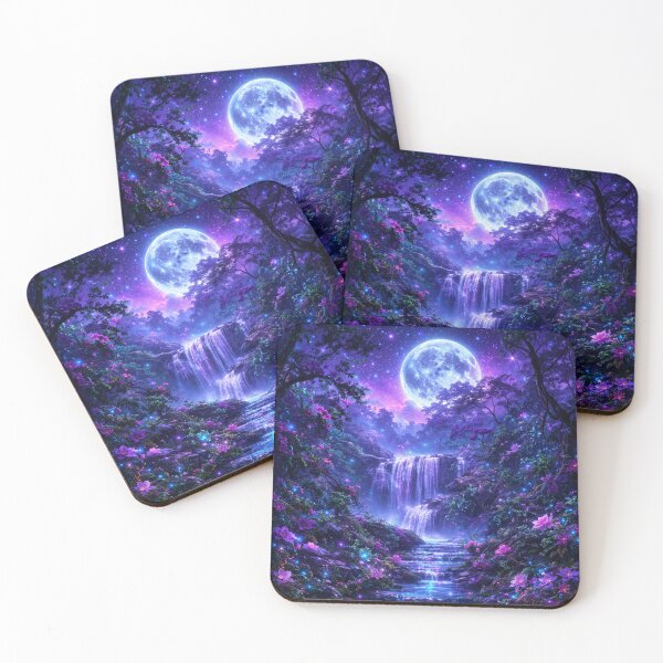 Item preview, an amazing river in the moonlight designed and sold by Shopping Alley.