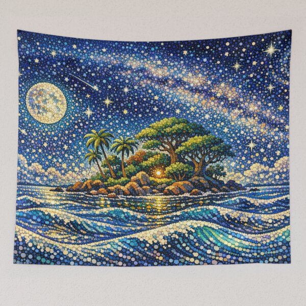 Item preview, Island under the stars designed and sold by Sigtrix.