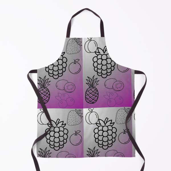 Item preview, Fruit Line Art Collection on Purple Gradient designed and sold by meri3465.