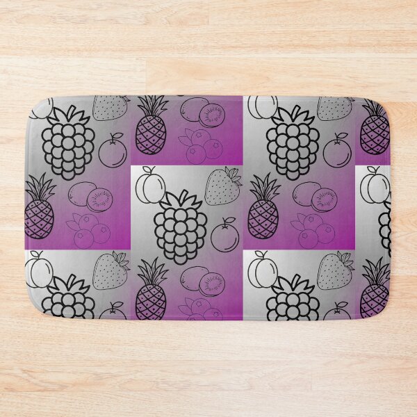 Item preview, Fruit Line Art Collection on Purple Gradient designed and sold by meri3465.