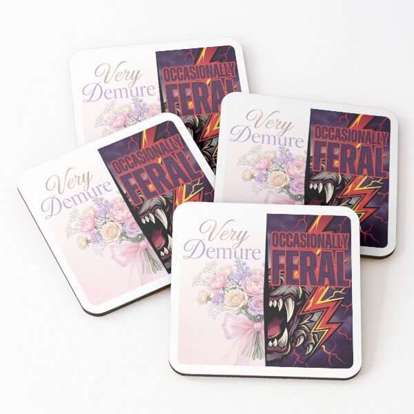 Item preview, Very Demure Occasionally Feral - Funny Duality Aesthetic Tee designed and sold by RDproject.