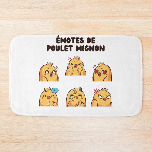 Item preview, Cute Chicken Emote Pack – Kawaii & Funny Expressions – Sticker Set designed and sold by DIAMVERA.