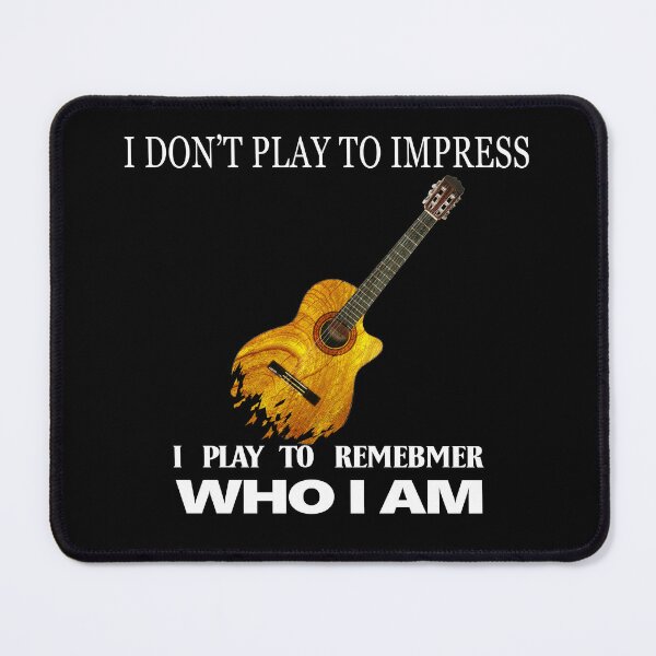 Item preview, I Don't Play to Impress I Play to Remember Who I Am Acoustic Guitar Vintage Music Design designed and sold by Pavelus.