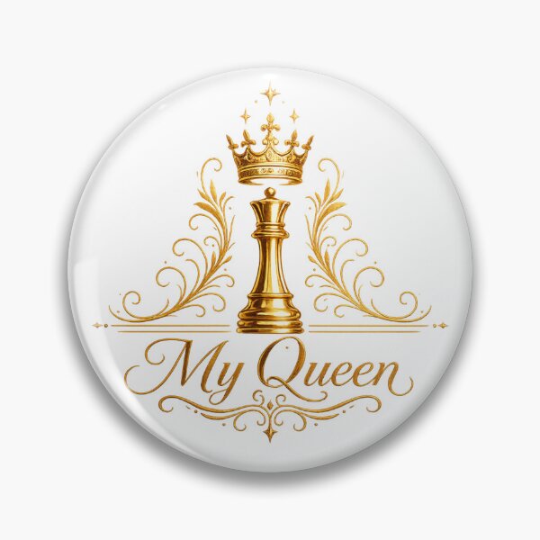 Item preview, My Queen Chess Gift Elegant Crown Design for Chess Lovers Women designed and sold by Allcarin.