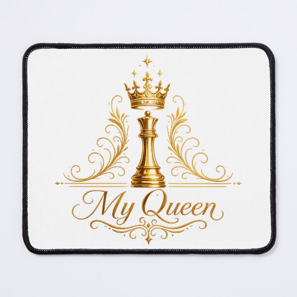 Item preview, My Queen Chess Gift Elegant Crown Design for Chess Lovers Women designed and sold by Allcarin.